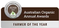 Australian Organic Annual Awards Farmer of the Year Silver