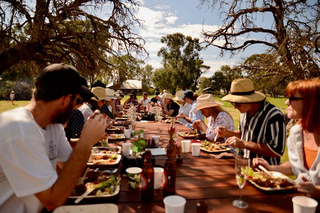 2019 Farm open day long table lunch